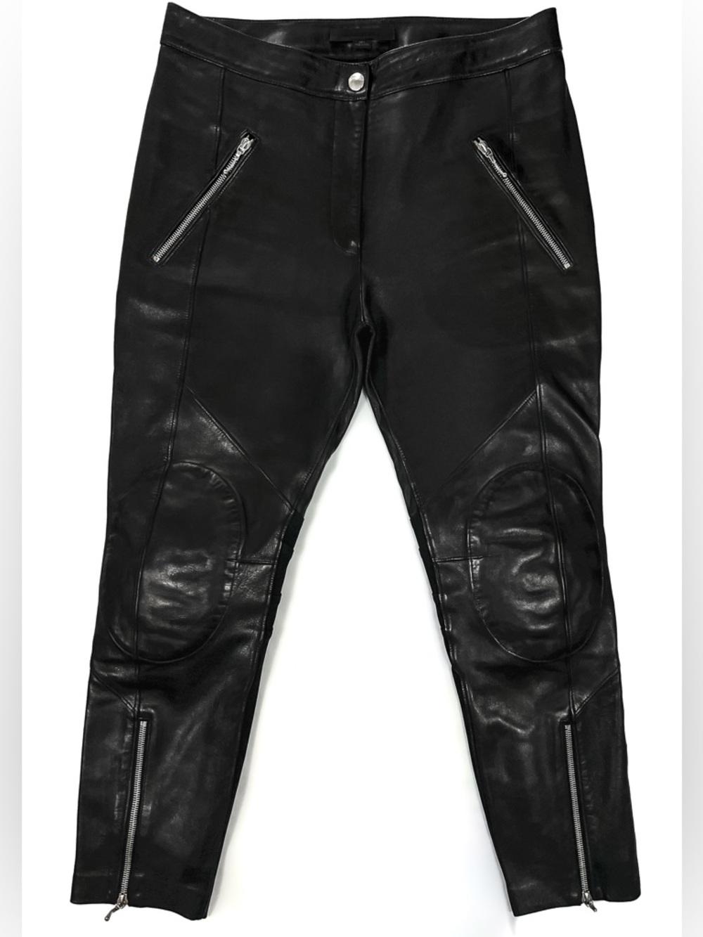 ALEXANDER WANG LEATHER BIKER PANTS